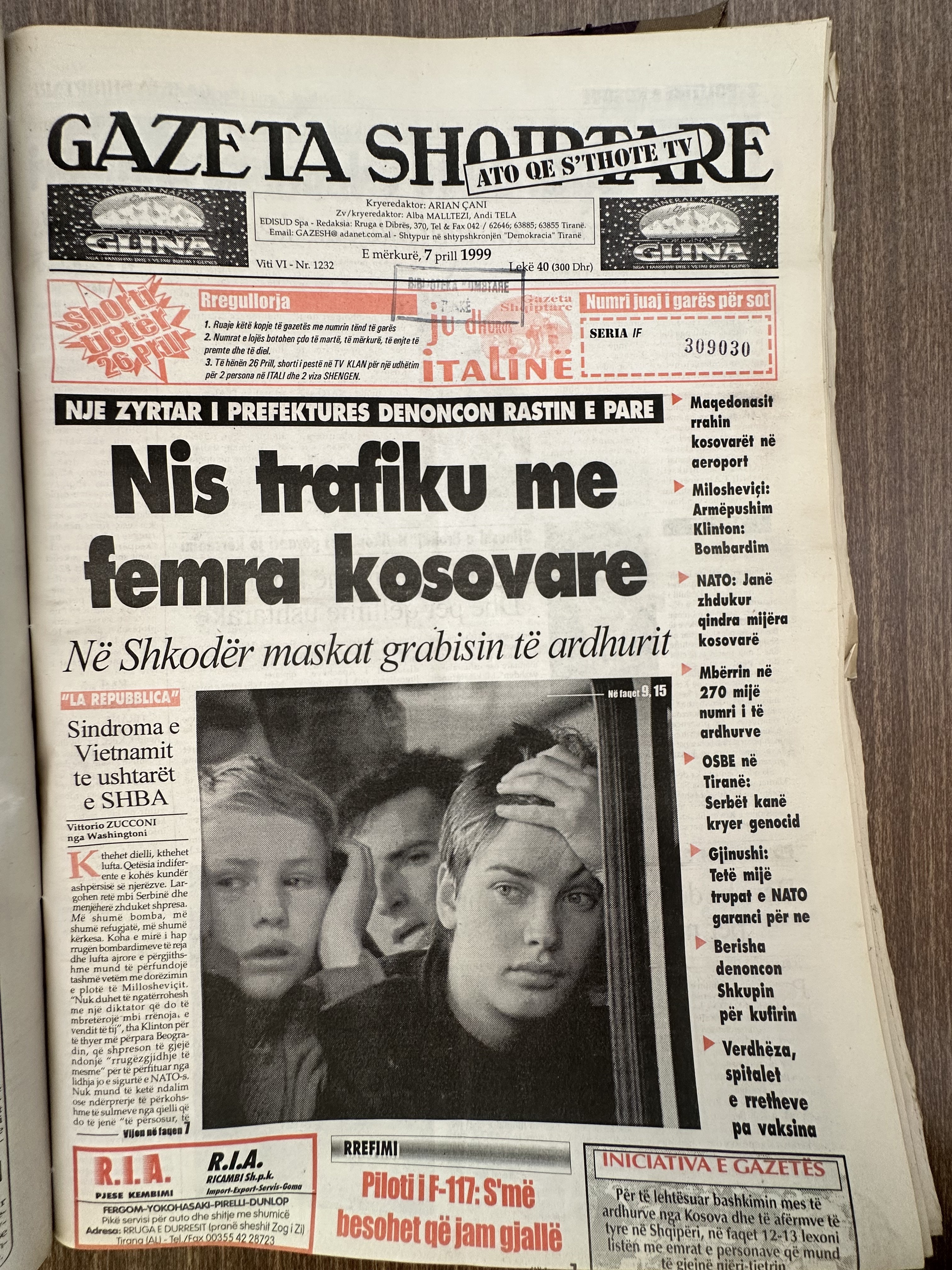 Gazeta Shqiptare 1999-04-07